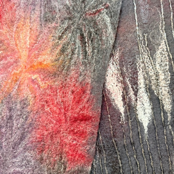 Elena Pozdeeva Hand Felted Scarf – Muskoka-Made Wool Art – New With Tags – 9"x72 - Picture 9 of 9